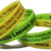 *St Francis School Leavers wristbands by www.Promo-bands.co.uk