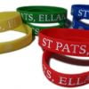 *St. Patricks School wristbands - www.Promo.Bands.co.uk