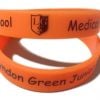*Lyndon Green Junior School wristbands - by www.School-Wristbands.co.uk