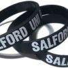 *Salford University  wristbands - by www.School-Wristbands.co.uk