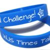 *WJS Times Table Band Challenge wristbands - by www.School-Wristbands.co.uk
