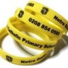 Notre Dame - Custom Printed School Trip Wristbands by School-Wristbands.co.